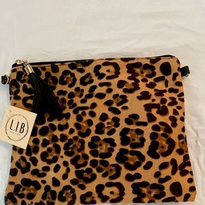NWT Animal Print clutch